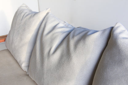 Vintage Kiaat Sofa by John Tabraham for Kallenbach's - Off-White