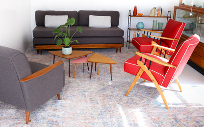 Vintage Style "Let's Pull Up" Sofa