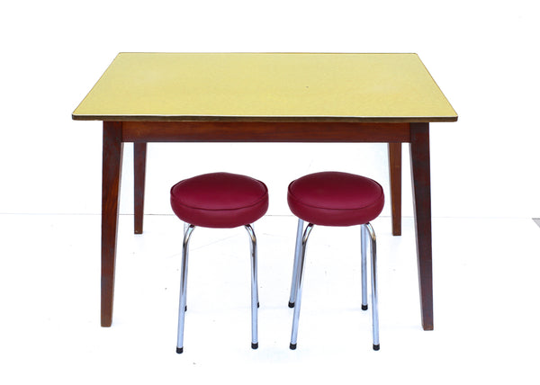 Two Vintage Kitchen Stools