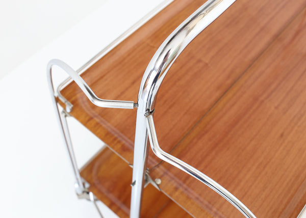 Collapsible Mid-century Serving Trolley