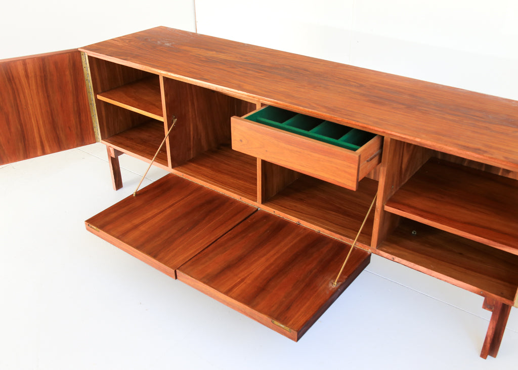 Large Kiaat Sideboard by John Tabraham for Kallenbach's