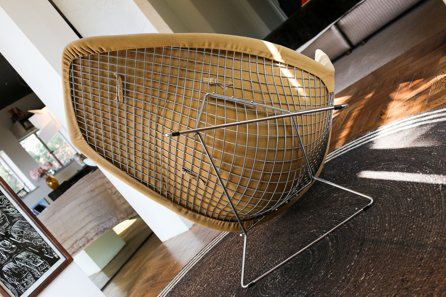 Original Harry Bertoia Asymmetrical Chaise