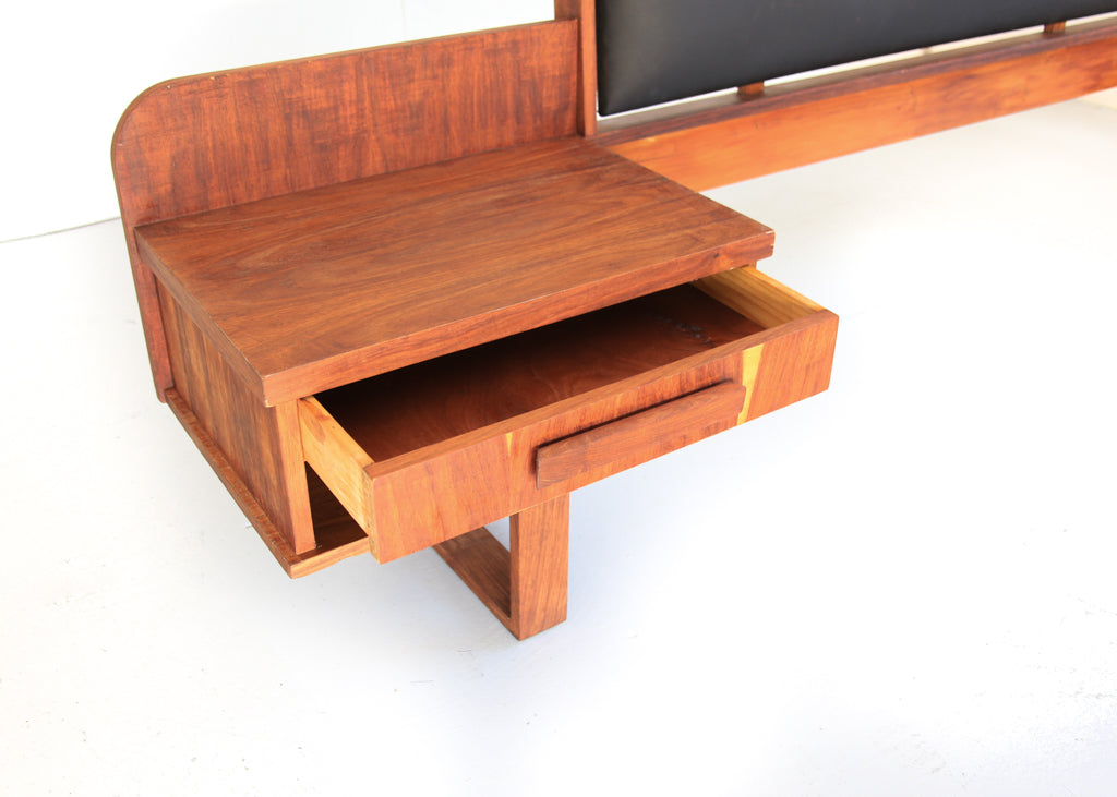Vintage Modern Kiaat Double Headboard
