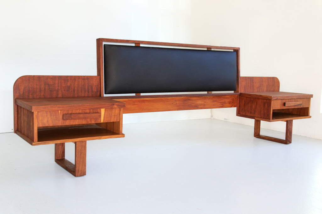 Vintage Modern Kiaat Double Headboard