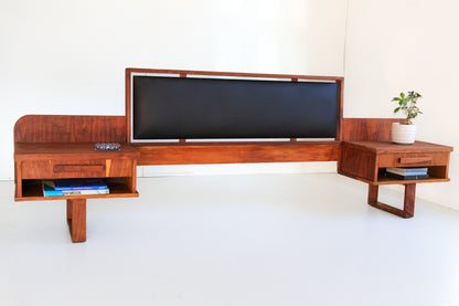 Vintage Modern Kiaat Double Headboard