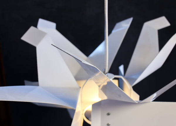 Large Modern Steel Pendant Lamp