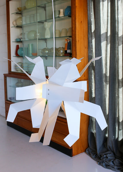 Large Modern Steel Pendant Lamp