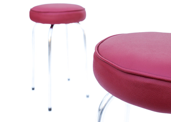 Two Vintage Kitchen Stools