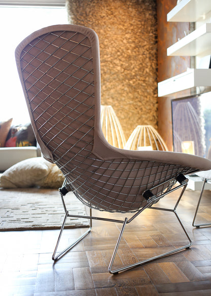 Original Harry Bertoia Bird Chair with Ottoman
