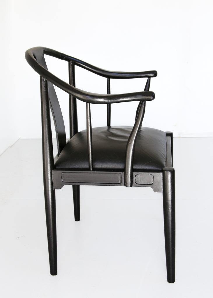 A Set of Four 1940's Hans Wegner Type China Chairs