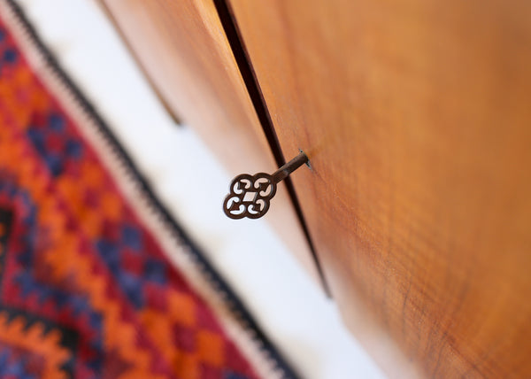 Long Vintage Office Cabinet