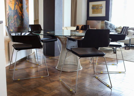 Set of Five Italian Arrmet B32 Dining Chairs