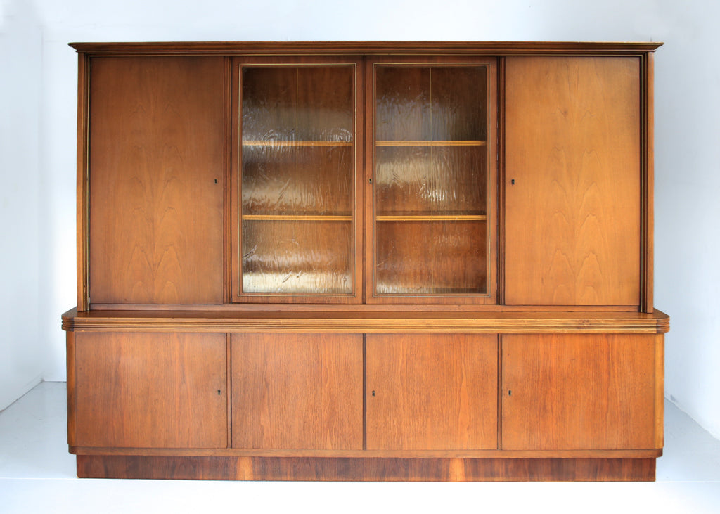 German Art Deco Wall Cabinet