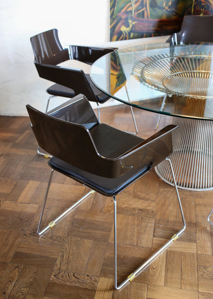 Set of Five Italian Arrmet B32 Dining Chairs