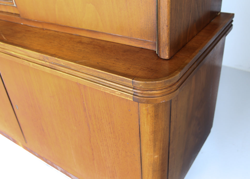 German Art Deco Wall Cabinet