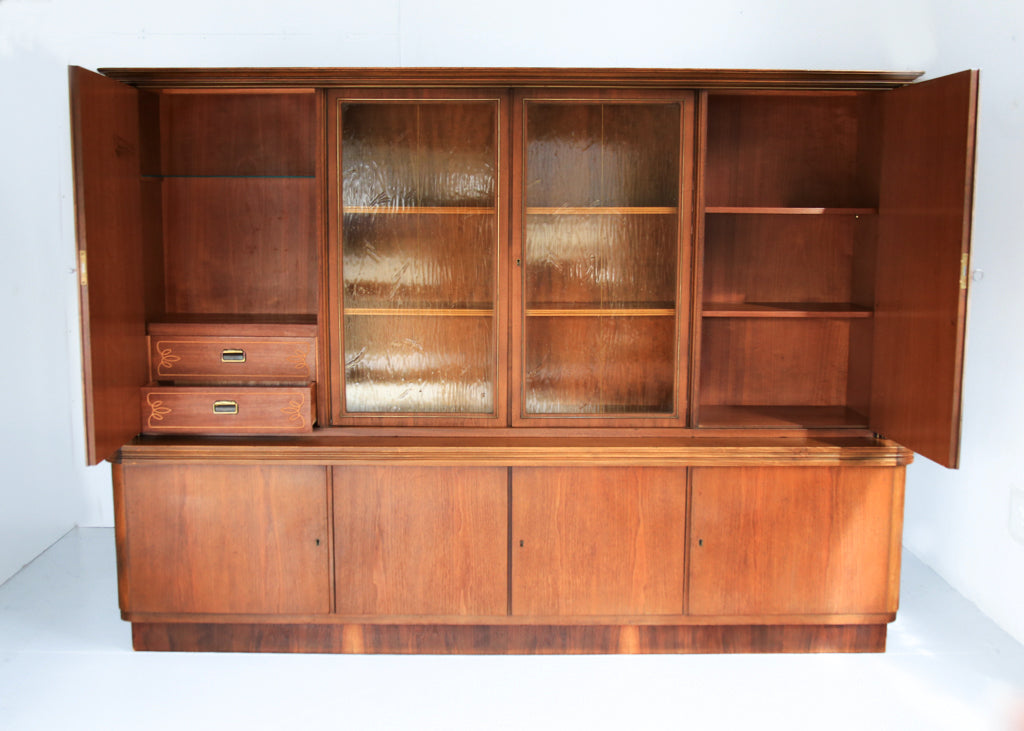 German Art Deco Wall Cabinet
