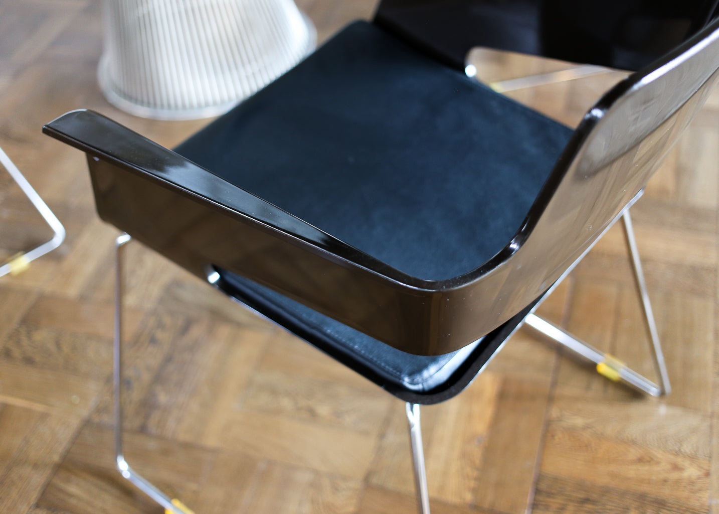 Set of Five Italian Arrmet B32 Dining Chairs