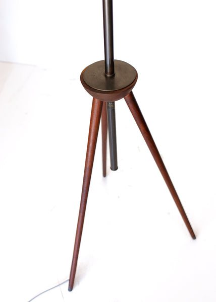 Tall Mid-century Tripod Floor Lamp