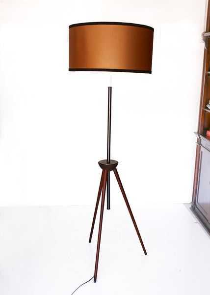 Tall Mid-century Tripod Floor Lamp