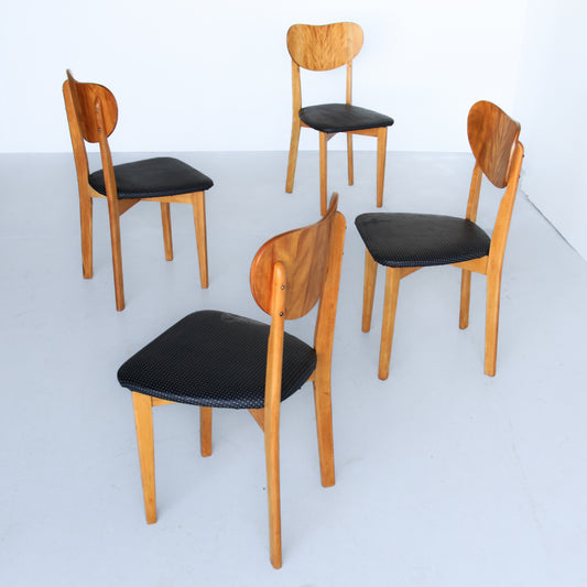 A Set of Four Bakker & Steyger Dining Chairs