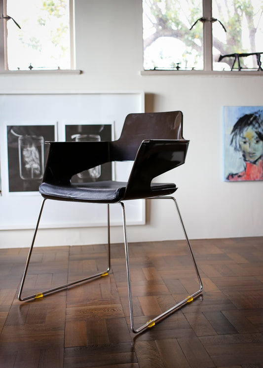 Set of Five Italian Arrmet B32 Dining Chairs