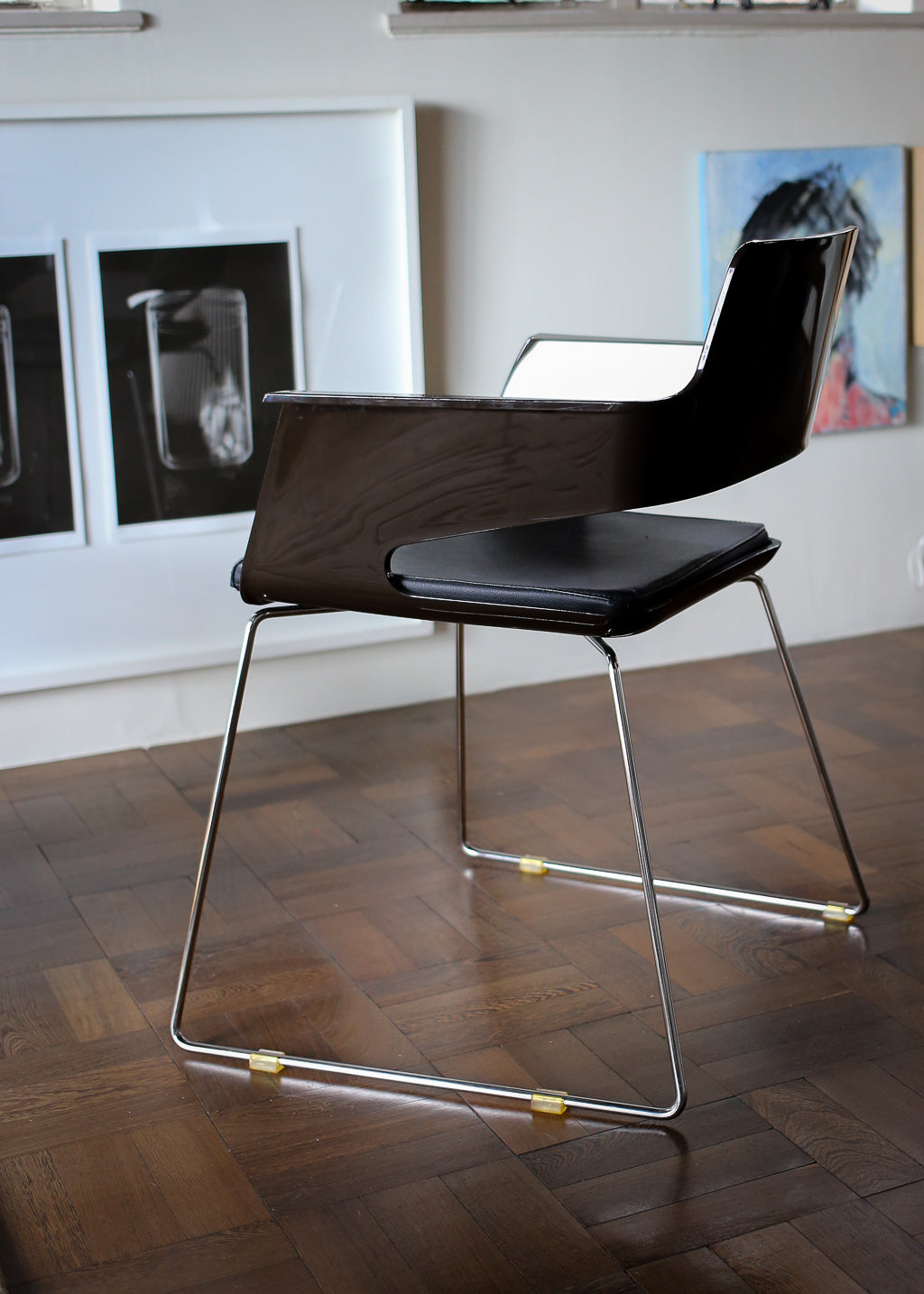 Set of Five Italian Arrmet B32 Dining Chairs
