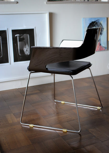 Set of Five Italian Arrmet B32 Dining Chairs