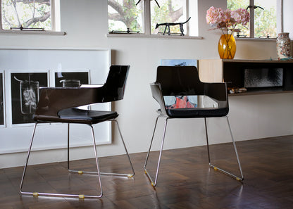 Set of Five Italian Arrmet B32 Dining Chairs