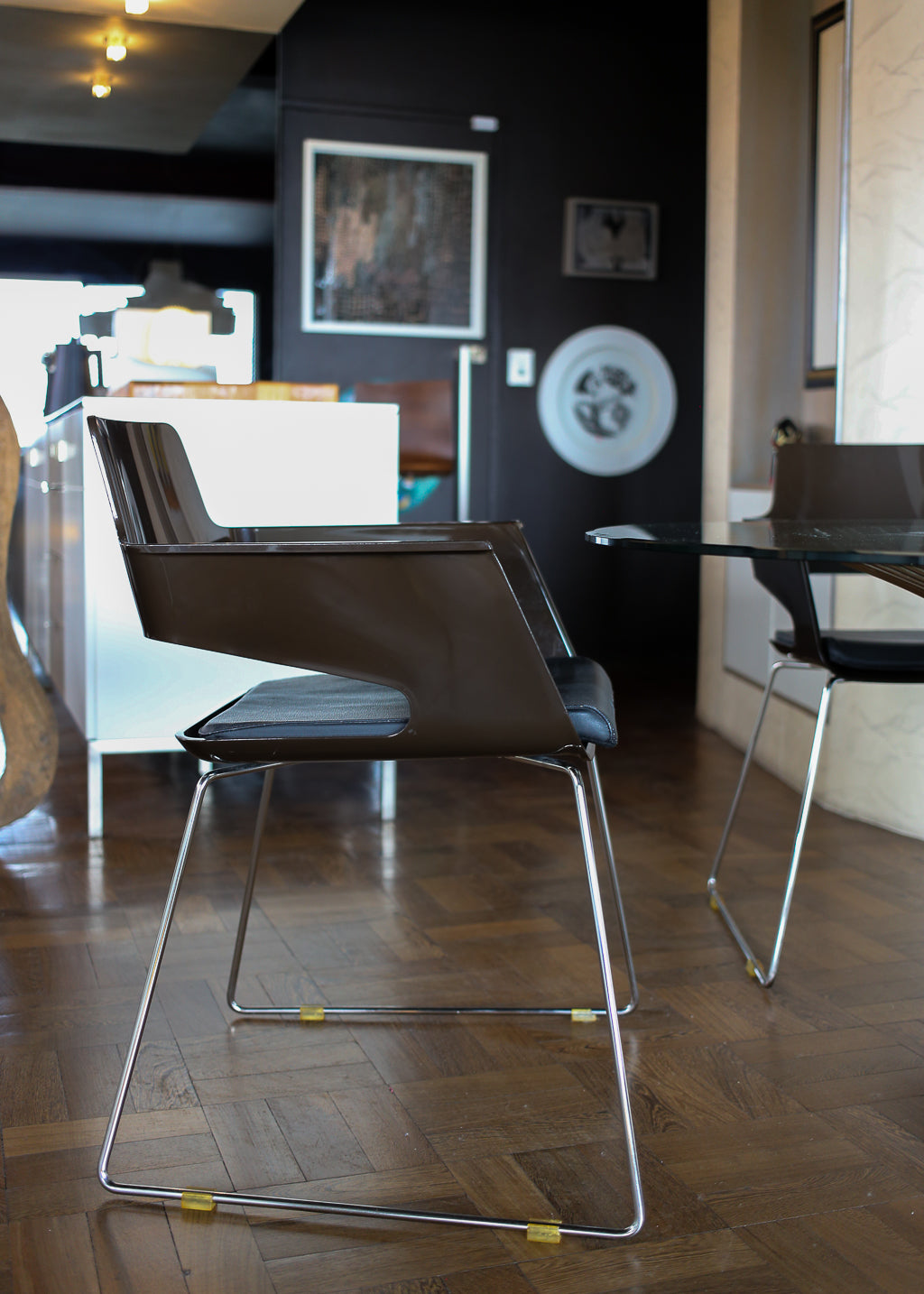 Set of Five Italian Arrmet B32 Dining Chairs