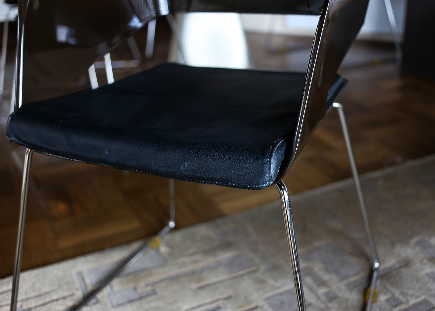 Set of Five Italian Arrmet B32 Dining Chairs