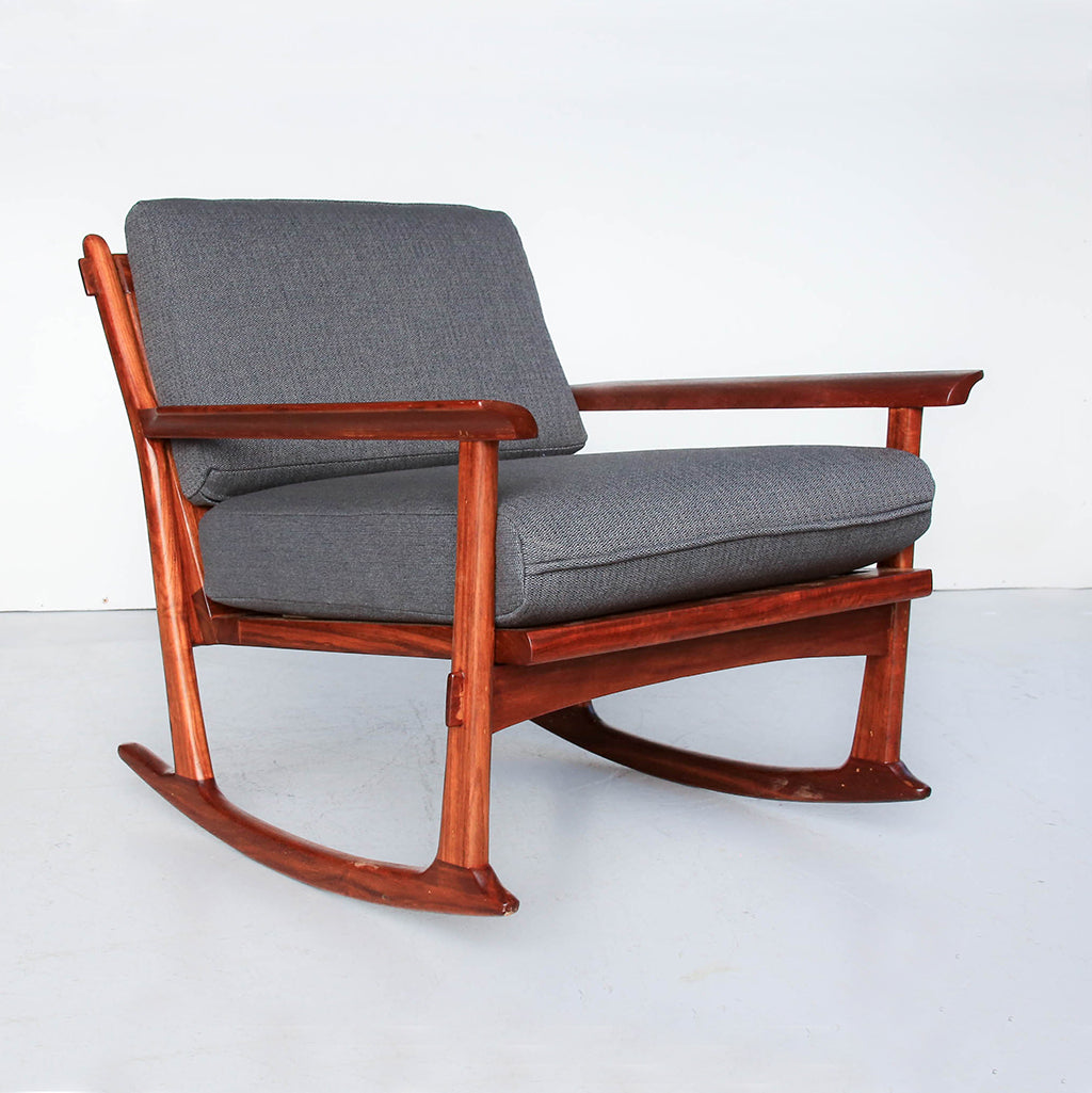 Rare Teak DS Vorster Rocking Chair