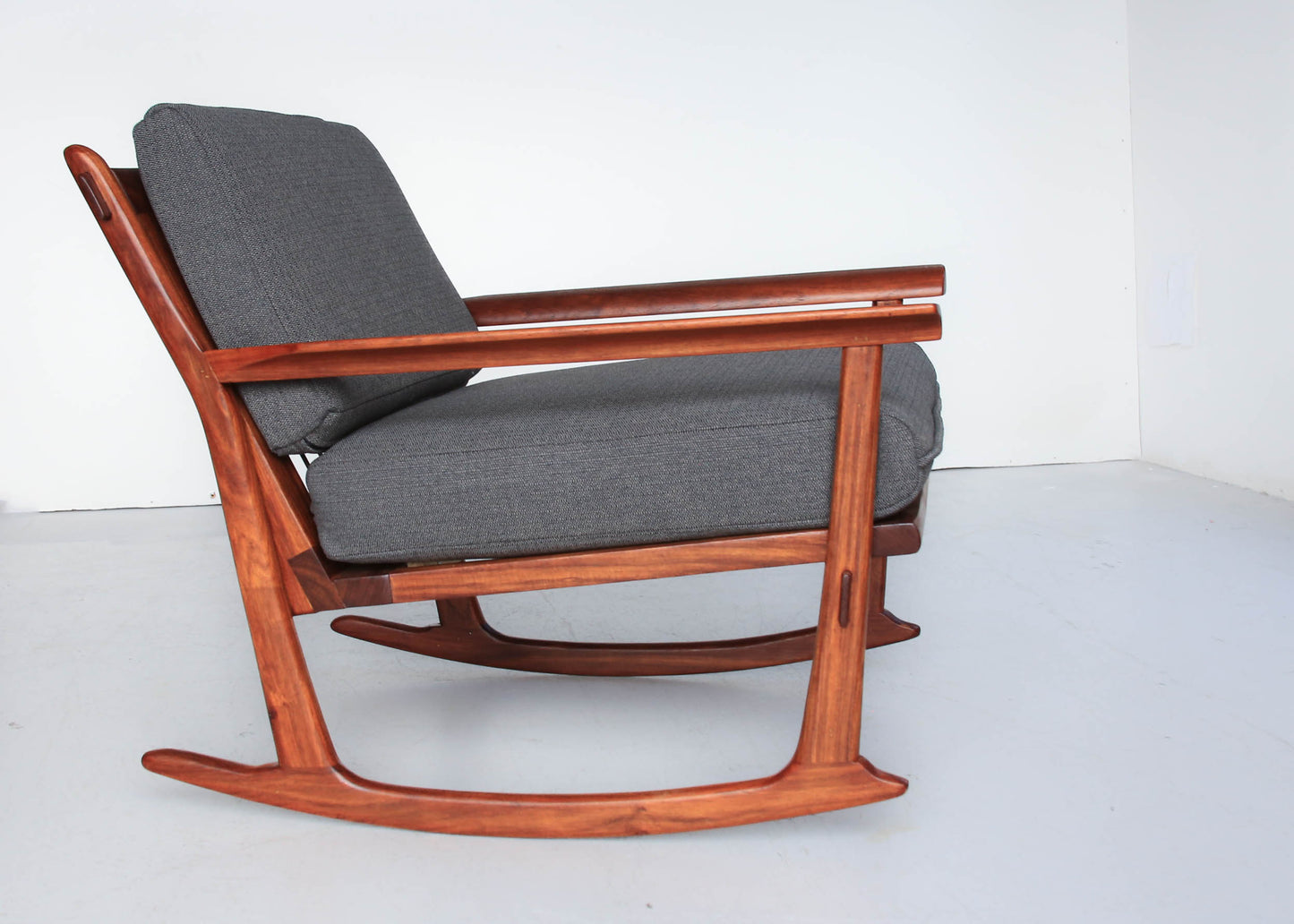 Rare Teak DS Vorster Rocking Chair