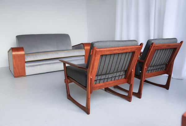 1960's Teak DS Vorster Armchairs - priced per chair