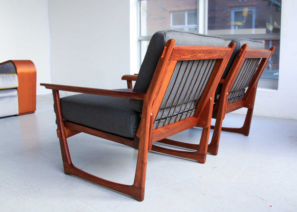 1960's Teak DS Vorster Armchairs - priced per chair