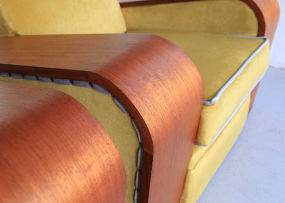 A Pair of Art Deco Armchairs
