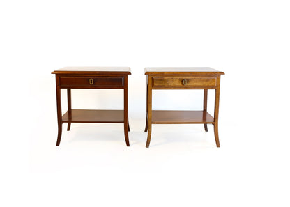 A Pair of Binnehuis Bedside Pedestals