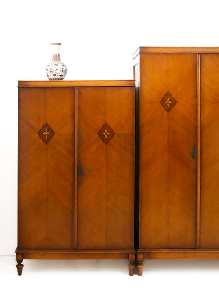 A Pair of Antique Wardrobe Closets - priced individually