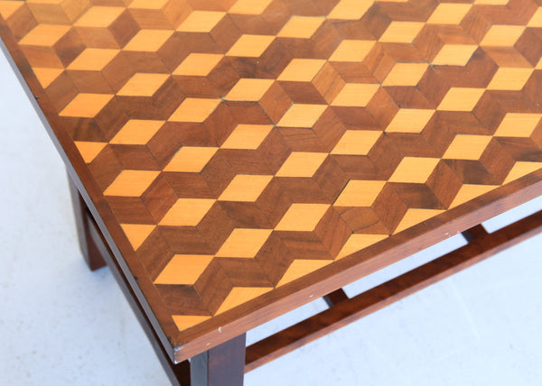 Vintage Parquetry Coffee Table