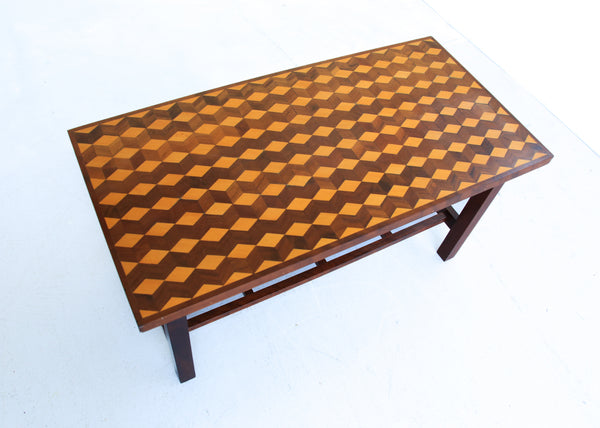 Vintage Parquetry Coffee Table