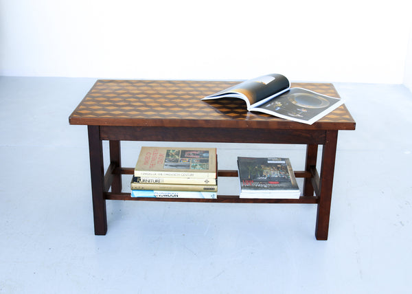 Vintage Parquetry Coffee Table