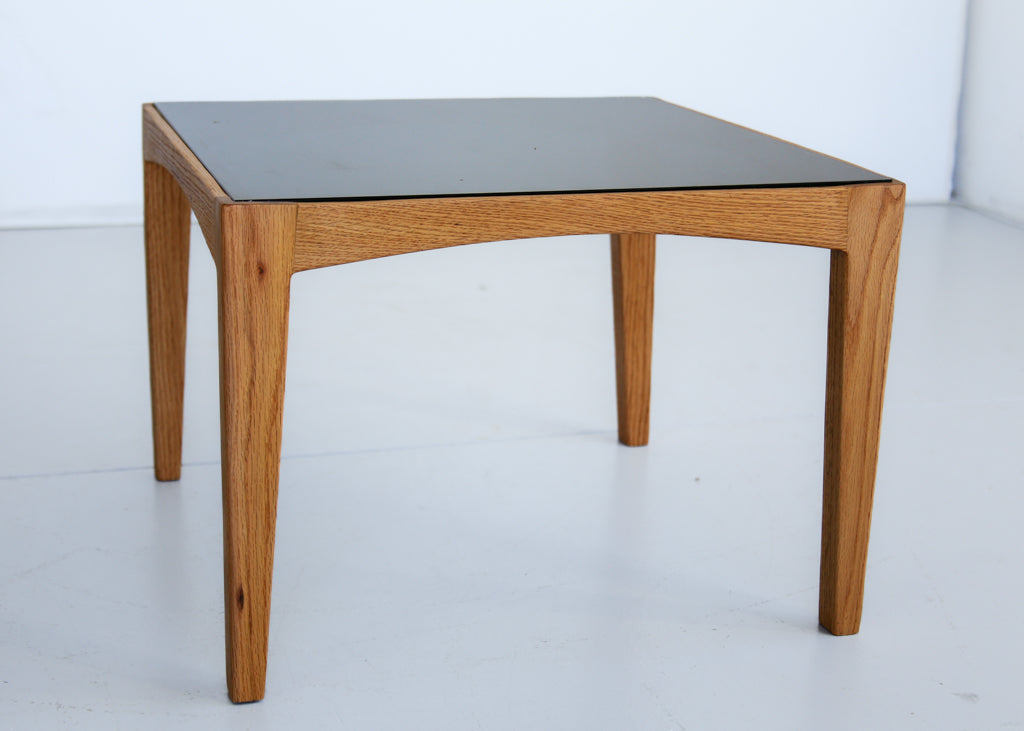 Square Oak Side Table
