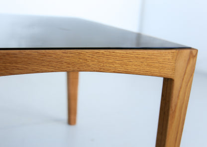 Square Oak Side Table