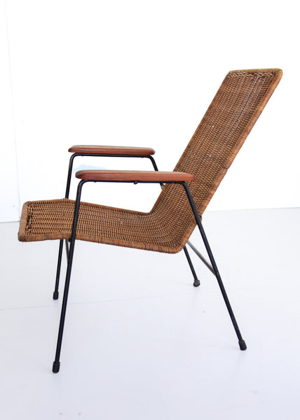 A Pair of Rattan Patio Chairs