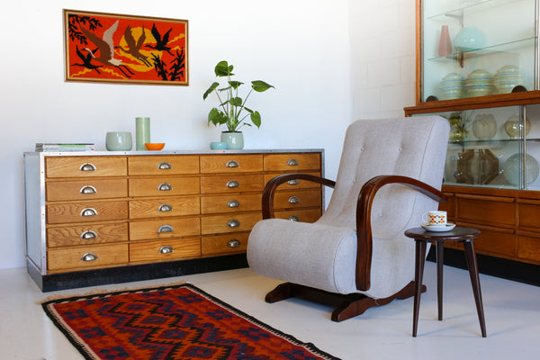 Vintage Banana Rocking Chair