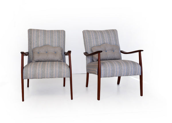 A Pair of Mid-century Modern Armchairs