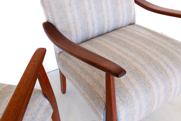 A Pair of Mid-century Modern Armchairs