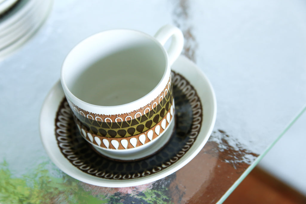 Six 1970's Biltons Ironstone Trios