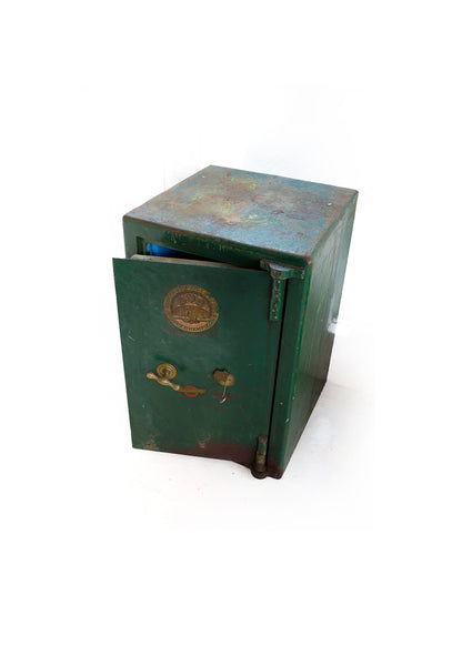 Antique Cast Iron and Steel Safe by Cyrus Price & Co.