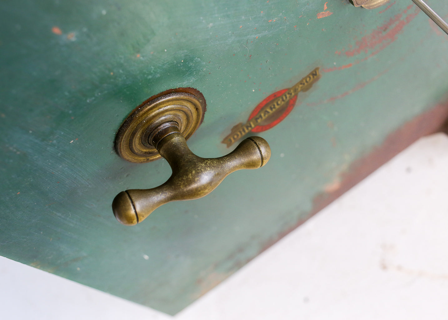 Antique Cast Iron and Steel Safe by Cyrus Price & Co.