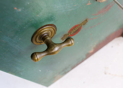 Antique Cast Iron and Steel Safe by Cyrus Price & Co.